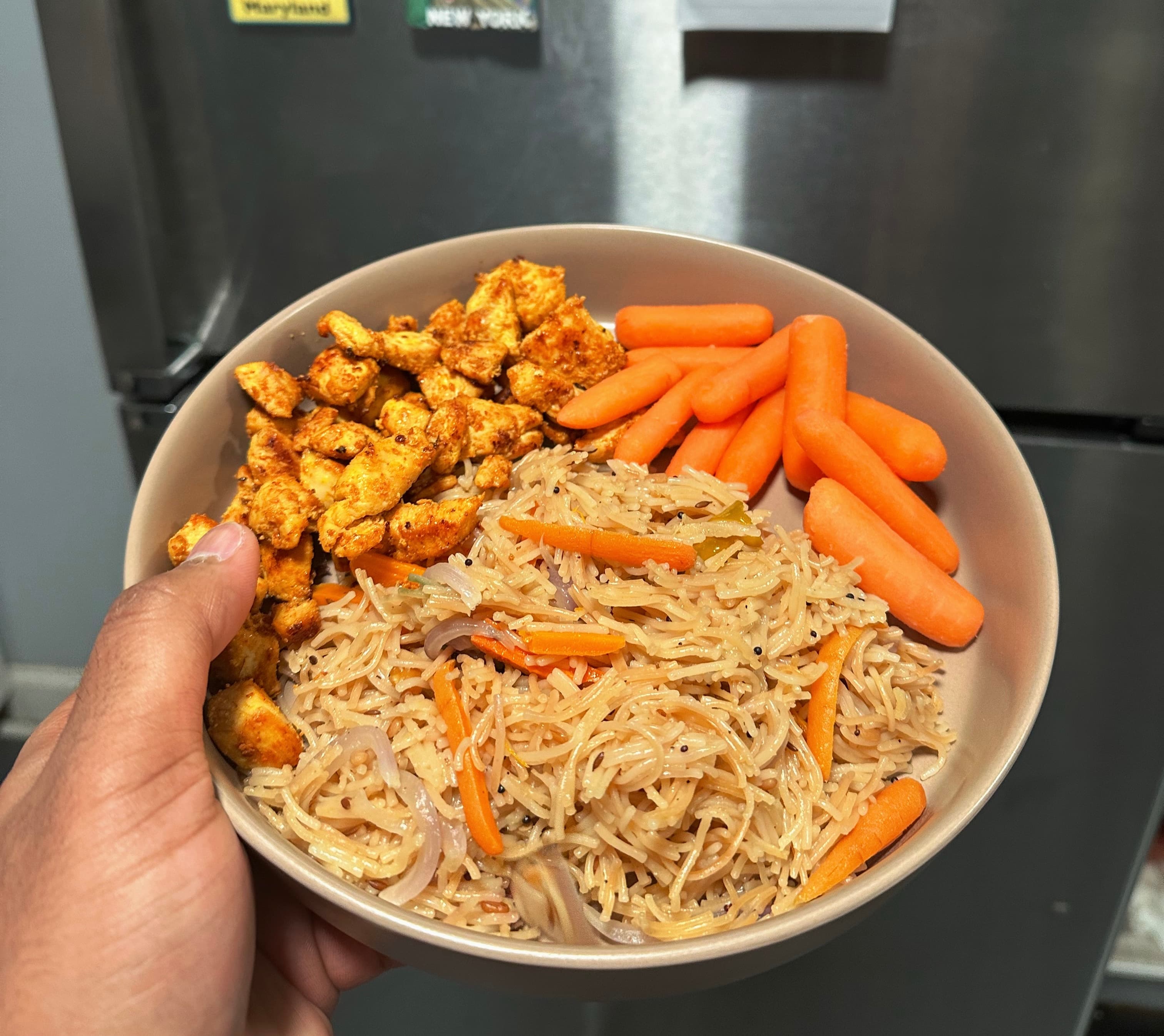 Semiya Upma with Chicken